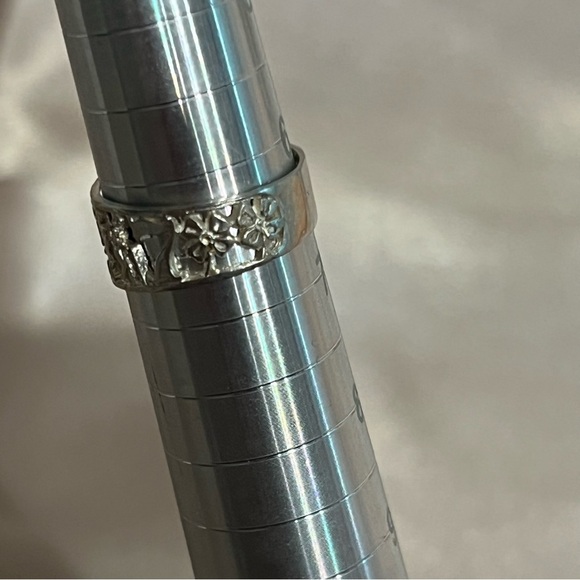 Sterling Silver 925 Good Luck Lucky Charms Luck Symbol Ring Size 6.5 - Picture 13 of 16